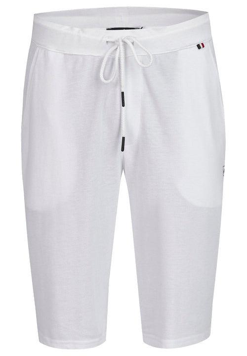 White Drawstring Shorts