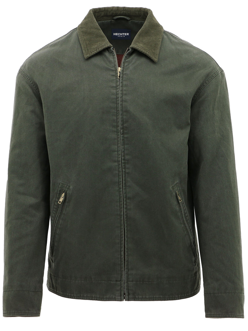 Dinan Green Collar Jacket