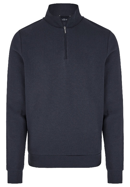 Navy Quarter Zip Jumper – Daniel Hechter Paris